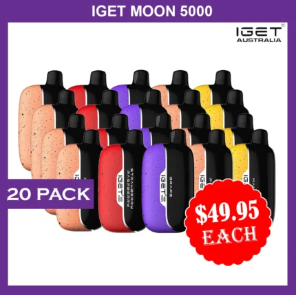 IGET MOON 5000 PUFFS – 20 PACK IGET MOON 5000 PUFFS – 20 PACK